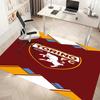 1 Stück Fußballverein Logo Druck Teppich - Weich, Waschbar, Rutschfest, Innenmatte, Wohnzimmer, Home Office Dekorativer Teppich, Büro Dekorativ