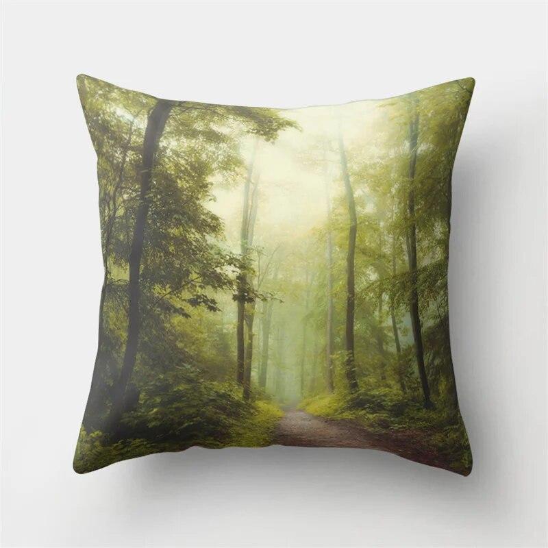 

Диван Гостиная Украшение дома Наволочка Лист Растение Наволочка Осеннее дерево Квадратная наволочка 40x40cm