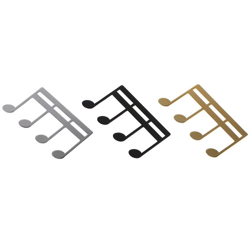 Multi-color Metal Sheet Music Clips for Guitar, Piano, and Musical Instruments