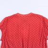 Spring 2026 Spicy Girl V-Neck Polka Dot Cinched Waist Short Dress