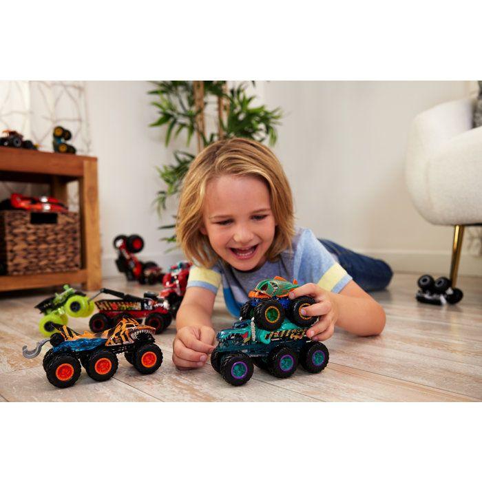 Voiture - Hot Wheels - Monster Trucks - Assortiment 1/64 - Multicolore - 6 roues