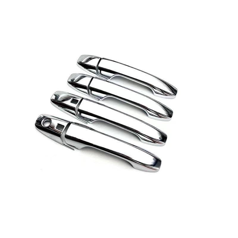 For Toyota Raize Rise  2022 2023 ABS Carbon Black Accessories Auto Door Protector Handle Decoration Cover Sticker