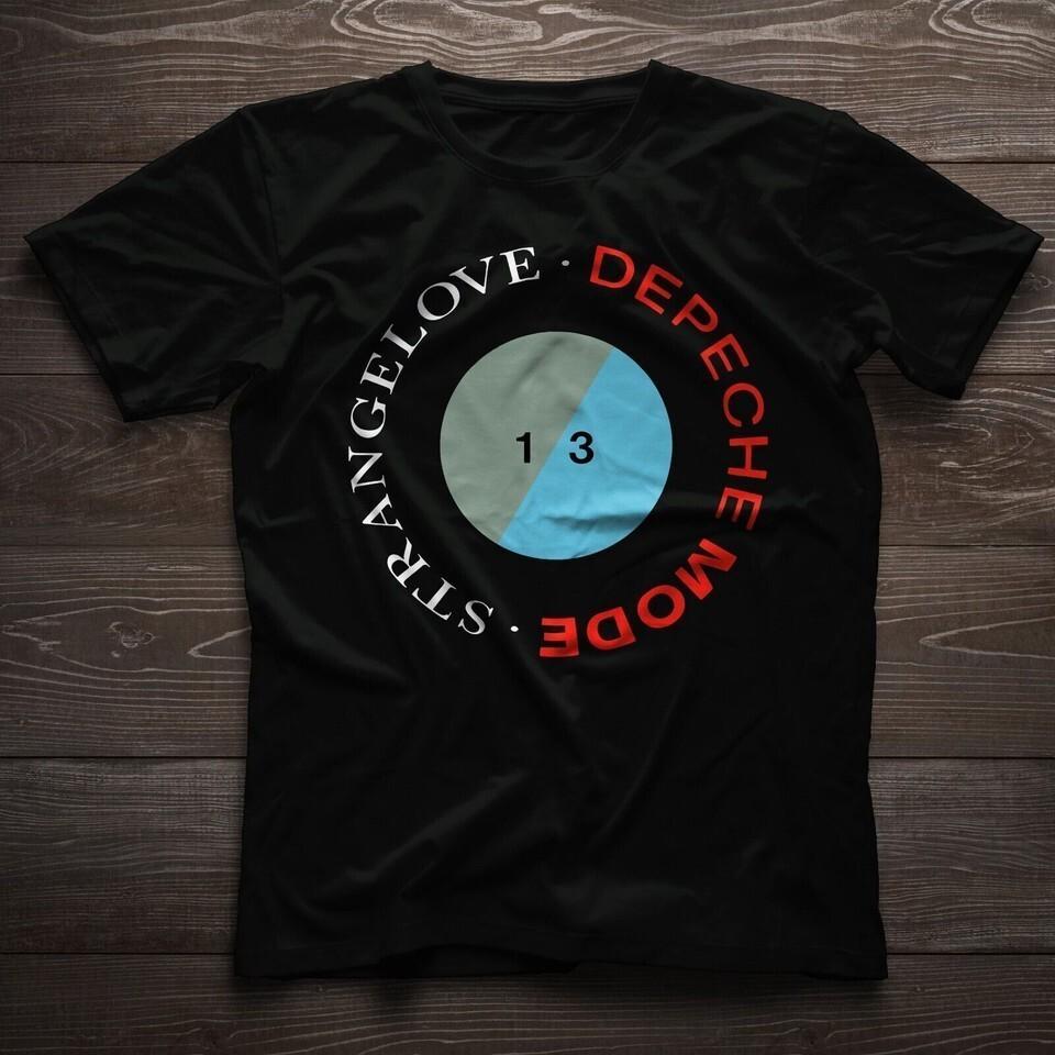 Depeche Mode Strangelove Heavy Cotton Black All Size Uniex Tee Shirt AA1939 Unisex T-Shirt S