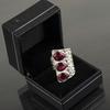 Pink Rubellite Gemstone 925 Stamped Silver Jewelry Handmade Partywear Pear Ring RR-20-5