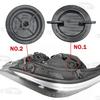 1pcs For BMW 5 Series E60 520 523 525 530 2003-2010 Headlight Rear Dust Sealing Waterproof Cover Headlamp Seal Round Cap