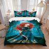 Merida'S Forest Adventure Print 3Pcs Bedding Setduvet Cover With 2 Bedropillowcase Home Birthday Gift