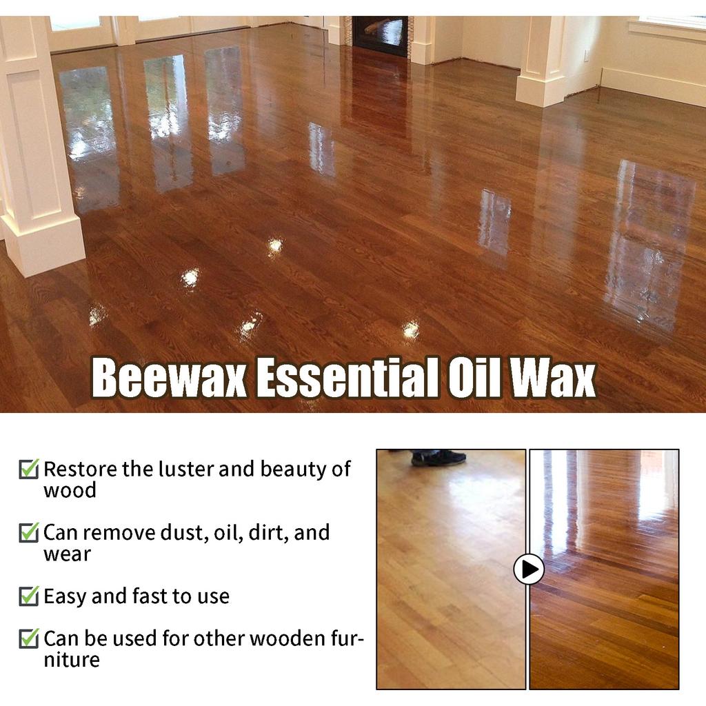 OUHOE Wood Care Spray – Beeswax Formula for Floor Protection, Scratch Repair & Anti-Crack Treatment