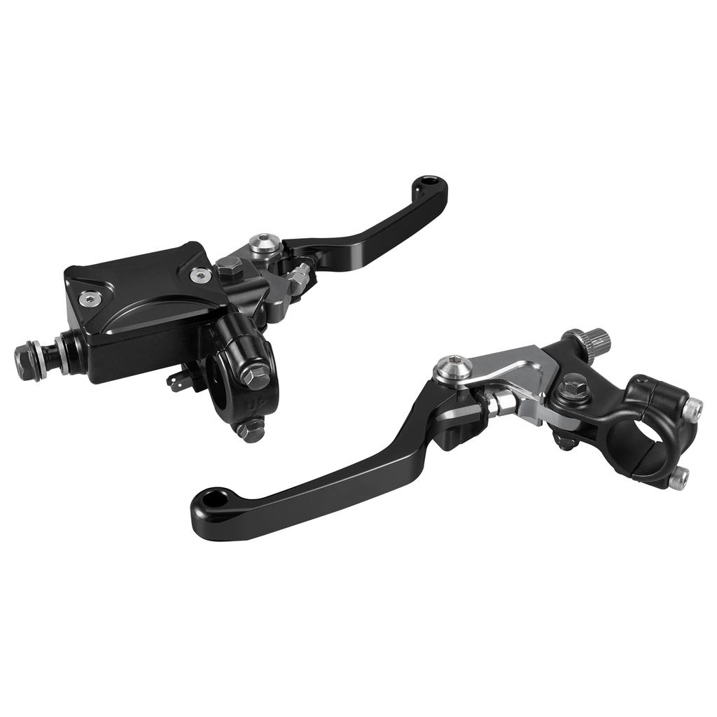 NICECNC For Kawasaki KX 85 125 250 KXF 250 450 KLX Motorcycle Hydraulic Brake Clutch Lever Brake Master Fluid Reservoir Cap Kit