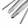 3pcs Stainless Steel Iron Box Tongue Scraper Brush Cleaning Scraper Oral Care Tongue Cleaner Tools