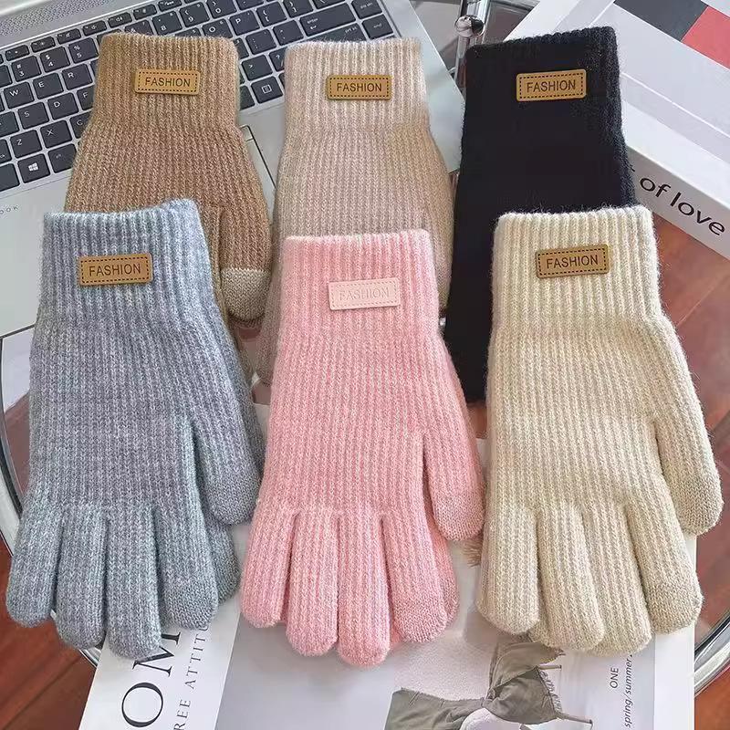 Unisex Winter Touchscreen-compatible Thermal Fleece-lined Thickened Cycling Gloves