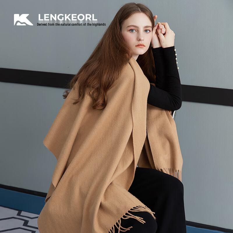 

LENGKEORL Women s Pure Wool Shawl & Wrap
