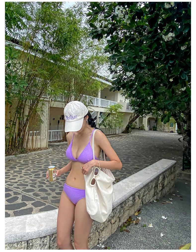 2026 Women's Sexy Pure Desire Two-Piece Bikini for Beach and Resort