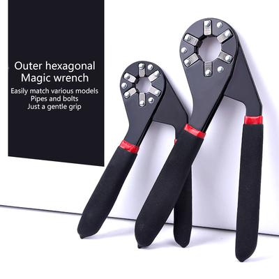 6/8 İnç Çok Fonksiyonlu Ayarlanabilir Evrensel Anahtar Krom İşçilik Anahtar Tutacağı Çok Fonksiyonlu Tamir El Aleti