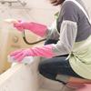 Okabe Showaglove Cooking Gloves 140 with Arm 1 Pair of No. Covers, Thick, Medium, Pink, (Set 2)