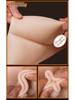 Dlouhé silikonové kalhotky Vagina pro lesby - Měkká nositelná intimní hračka