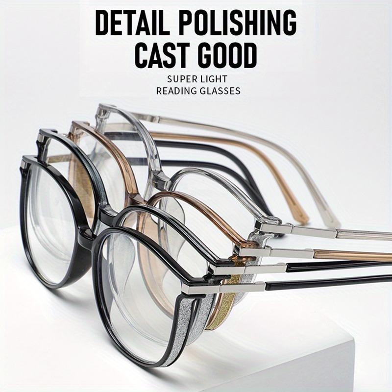 4 Pcs Unisex Reading Glasses Set Anti Blue Light Lenses for Men and Women Stylish Eyewear