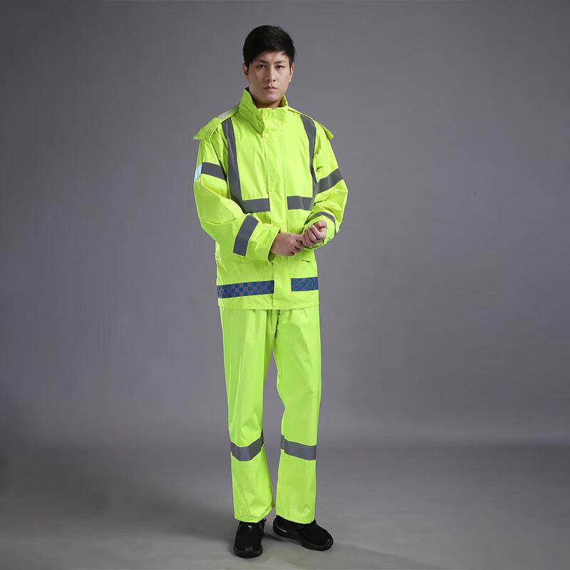 

OEING Reflective Patrol Raincoat Set L