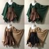 Atemberaubendes Gothic Mittelalter Renaissance Waldelfen Feenkleid für Cosplay und Partys