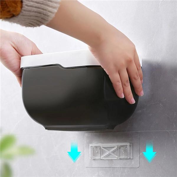 Toalettpapirholder Tissue Box Vanntett Mobiltelefon Oppbevaring Toalettpapir Oppbevaringsstativ Bad
