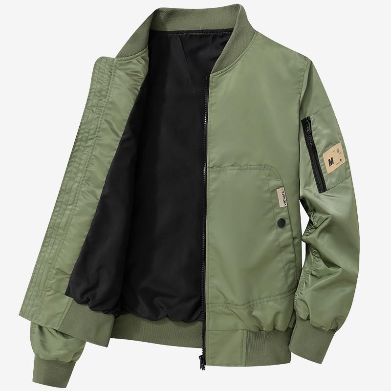 

Spring and Autumn American Baseball Jacket Men and Women Japanese Loose High Street Flying Workwear Casual Jacket S