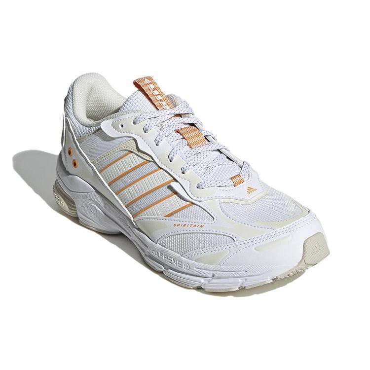 Adidas Spiritain 2000 Comfortable Fabric Leather Durable Low-Top Casual Running Shoes Unisex Sneakers White Orange HP2634