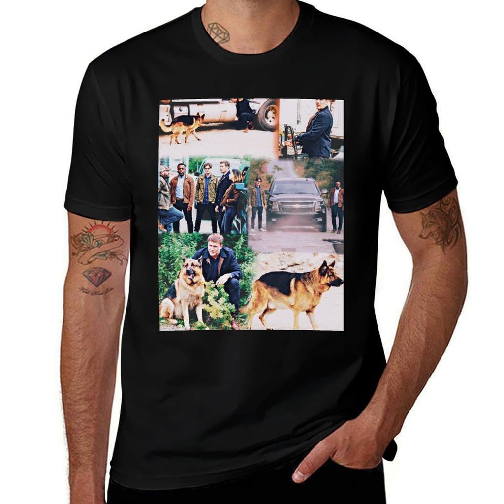 Hudson And Rex Tshirt Art Pattern Printed Casual Top