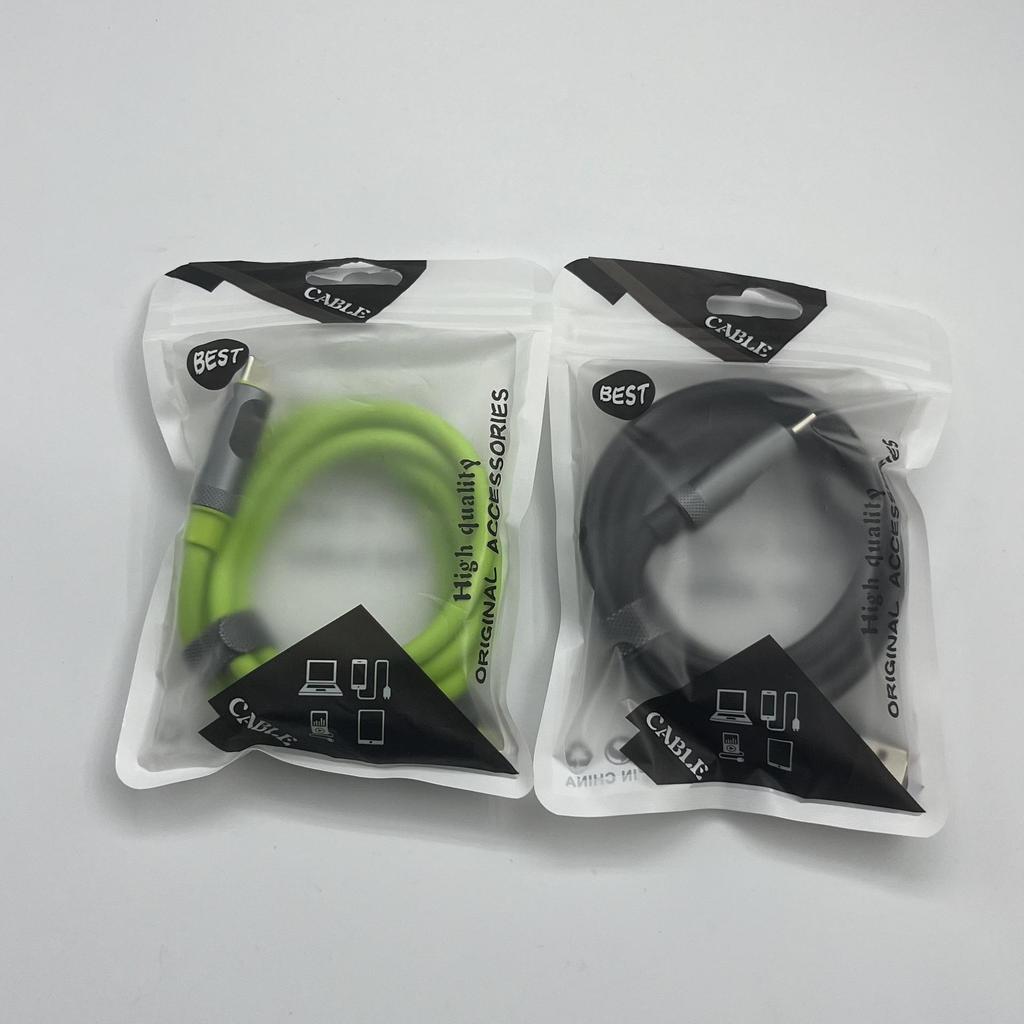 Zinc Alloy Fast-Charging Cable with Digital Display for Huawei & Apple