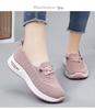 Plus Size Women's Flyknit Breathable Slip-On Canvas Casual Shoes