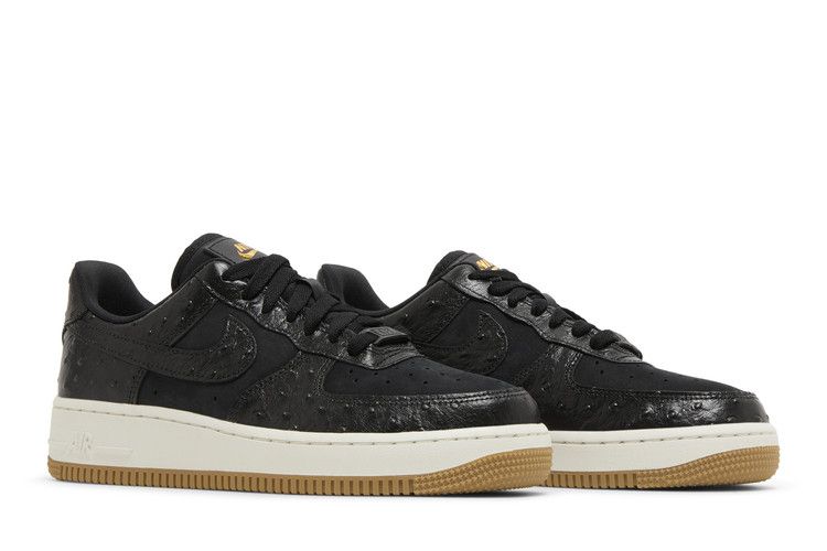 Nike Air Force 1 Low '07 Black Ostrich Gum (Women's)