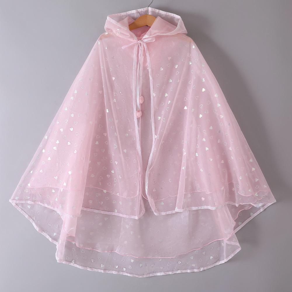 Girls Mermaid Cloak Children s Sequin Veil Princess Elsa Cape Frozen Elsa Shawl one size