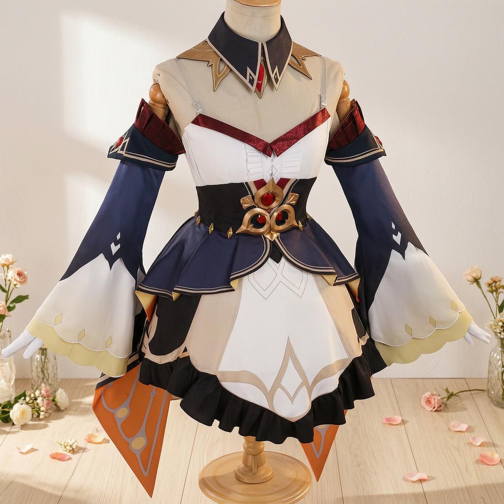 Cosplay oblek Genshin Impact z polyesterové tkaniny pro fanoušky hry