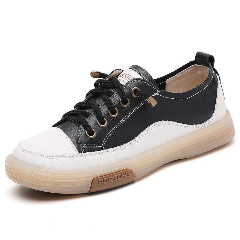 Autumn Korean Style Women's Slip-On Soft Sole Sneakers with Elastic Band for Casual Wear