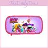 Abby Hatcher Red Pencil Case For Students Storage Organizer With Polyester Material