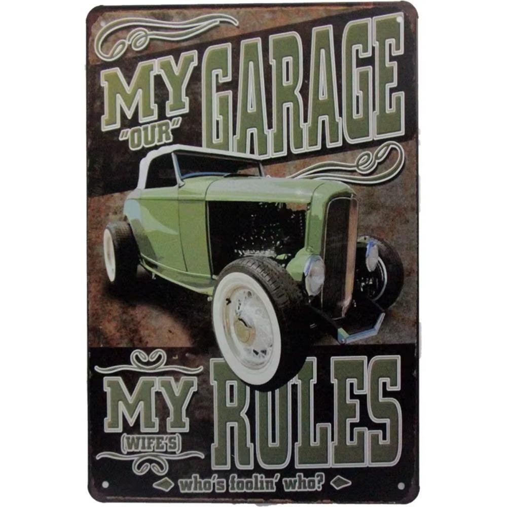 Retro Tin Art in European and American Industrial Style with Human Figures - Creative Wall Decor Paintings Ideal for Bars,