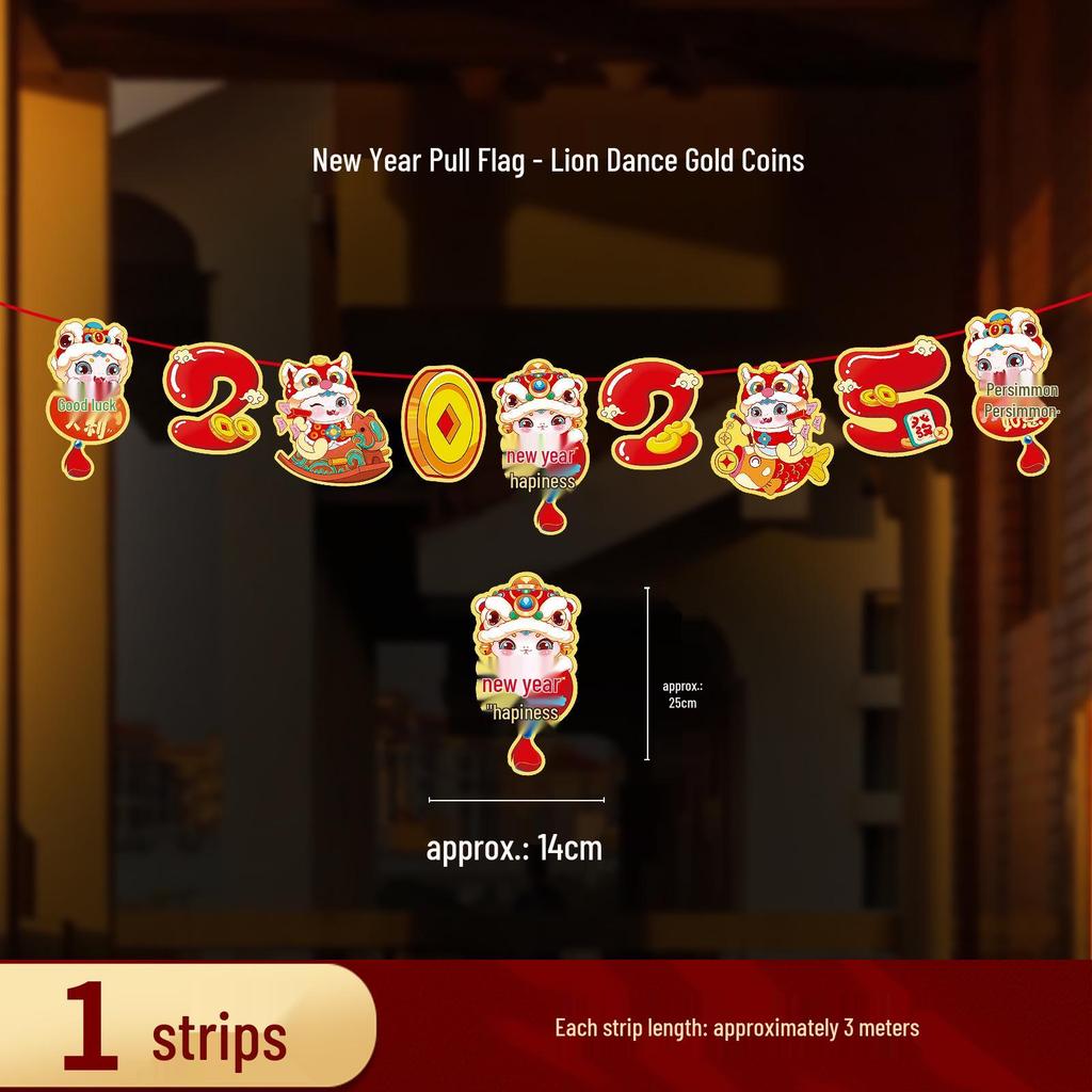 2025 New Year Decorations: Year of the Snake Pendants and Hanging Ornaments for Classrooms and Shops