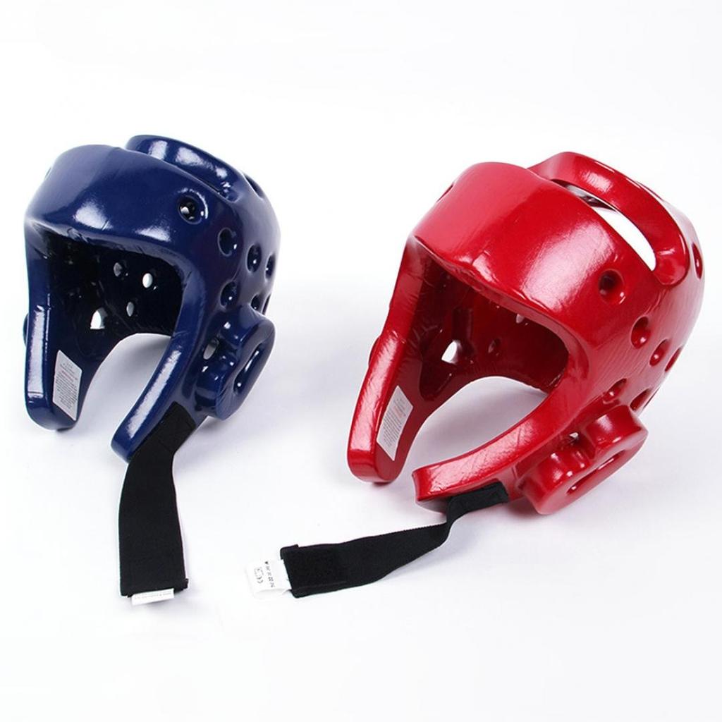 Boxing Taekwondo Muay Thai Helmet Head Guard Protector Training Gear