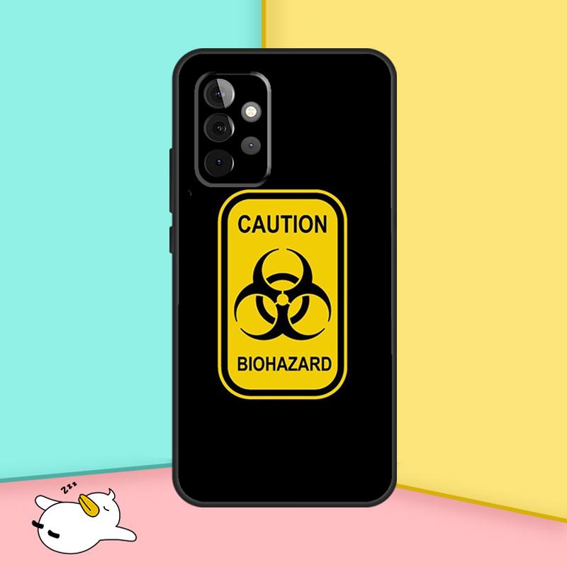 Biohazard Symbol Logo Cover For Samsung Galaxy A53 A33 A13 A12 A32 A52 A14 A34 A54 A15 A25 A35 A55 A71 A51 Case
