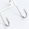 Stainless Steel Bedside Cabinet Door Dormitory Double Hook S-Shaped Hook To Hang Clothes Bathroom Kitchen Hanger Behind The Door