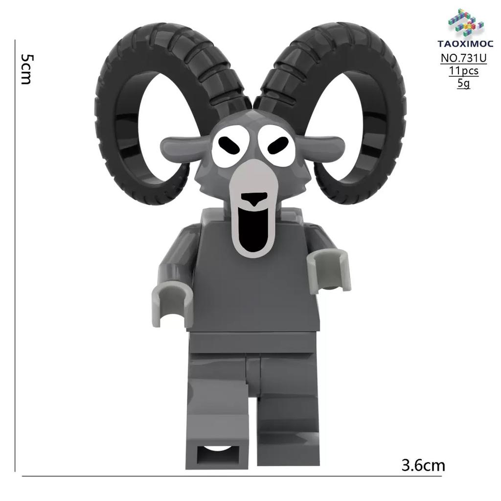 Non-Toxic 99 Night Forest Game Characters Building Blocks Toys 99 Night Deer Owl Statue 99 Night Forest Plastic Building Blocks Toys Gifts