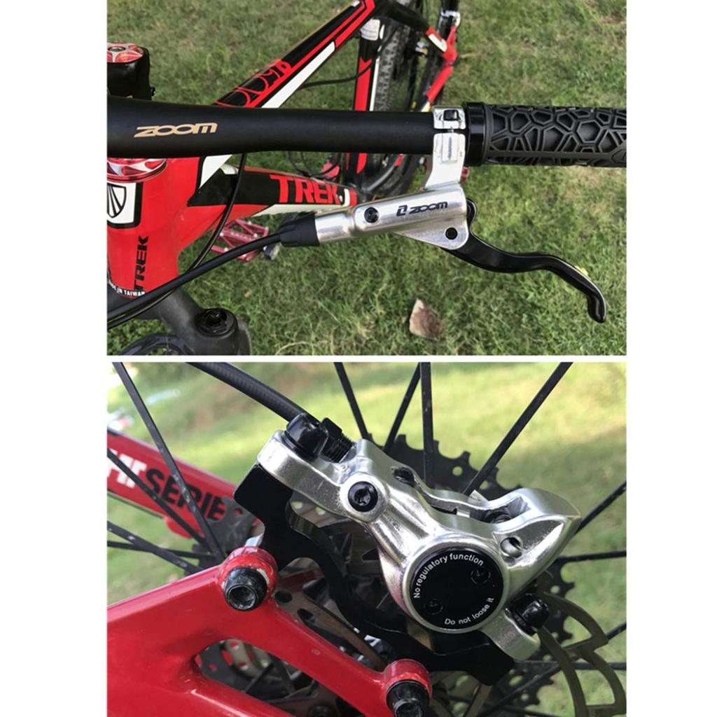 JPAMZCEO Fahrradbremshebel Set, 800mm/1400mm, Hydraulisches Scheibenbremsenset für Vorder- und Hinterrad MTB Fahrräder
