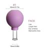 Rubber Massage Body Cups Glass Vacuum Cupping Anti Cellulite Suction Cup Massager for Face Facial Skin Lifting Tools