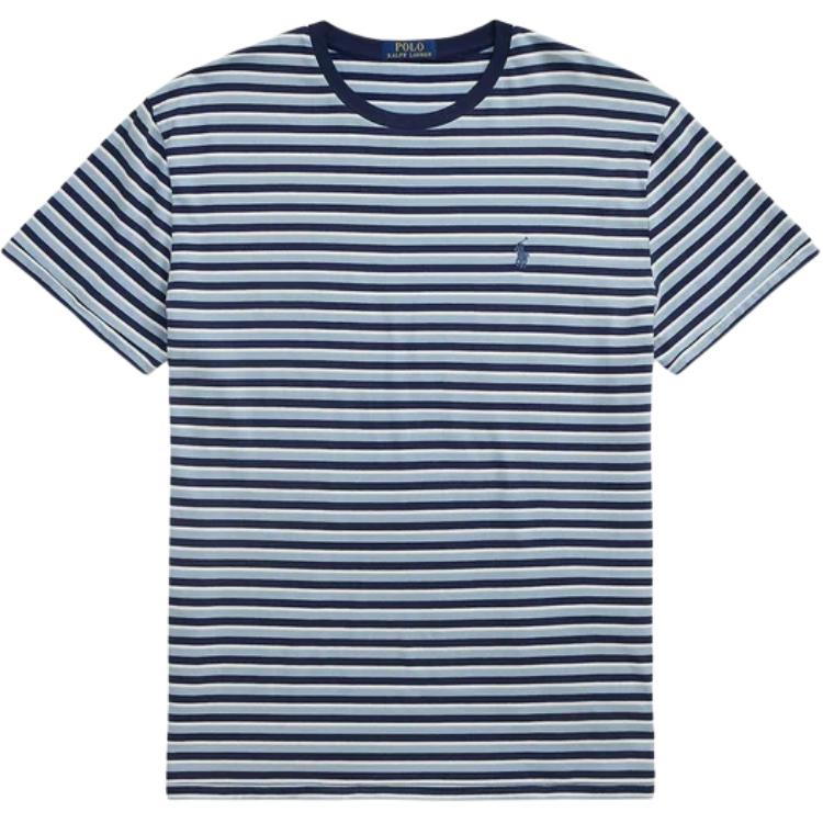 Polo Ralph Lauren Striped Crew Neck Short Sleeve T-Shirt Men Tops 710964720001