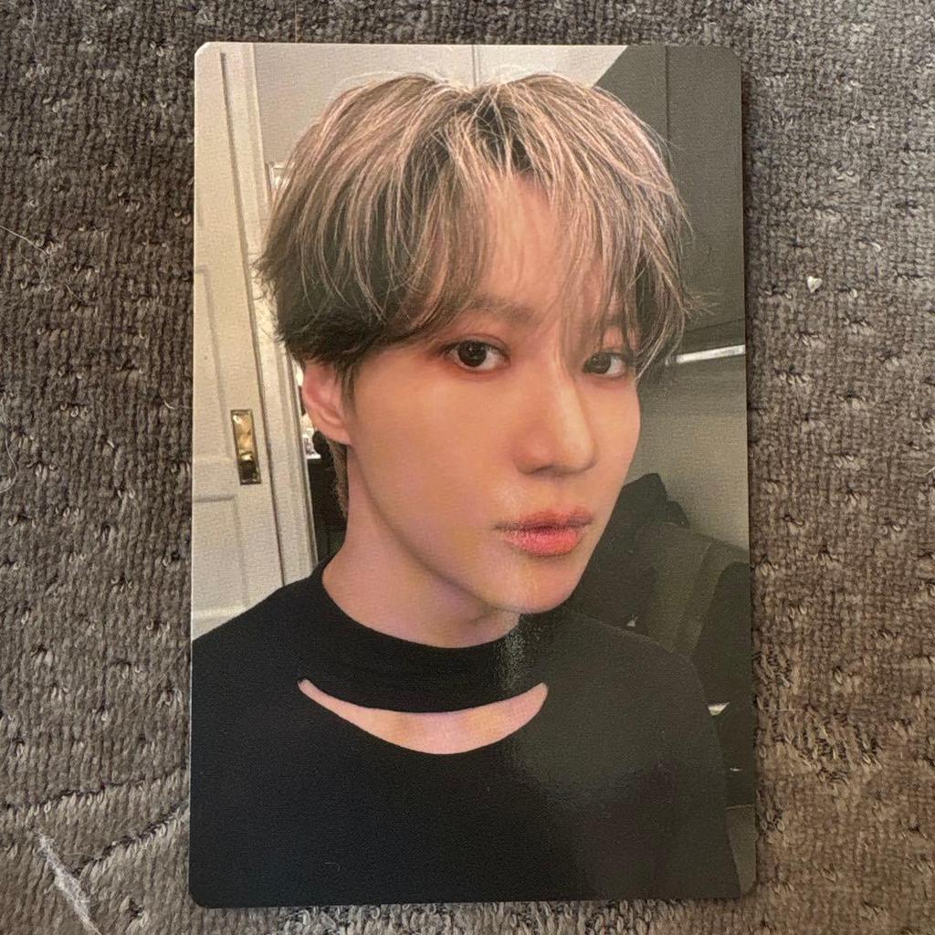 [USED] SHINee Taemin Pop-Up Korean Milk Glass Trading Card Taemin