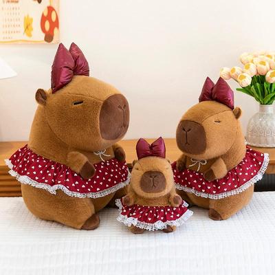 Hot Sale Capybara Doll: Ugly Cute Cartoon Plush Toy & Flower Skirt Pillow