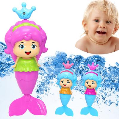 Baby Meerjungfrau Uhrwerk Planschbecken Bad Spielzeug klassische Schwimmen aufgewickelt Spielzeug Wasser Wind Up Cartoon