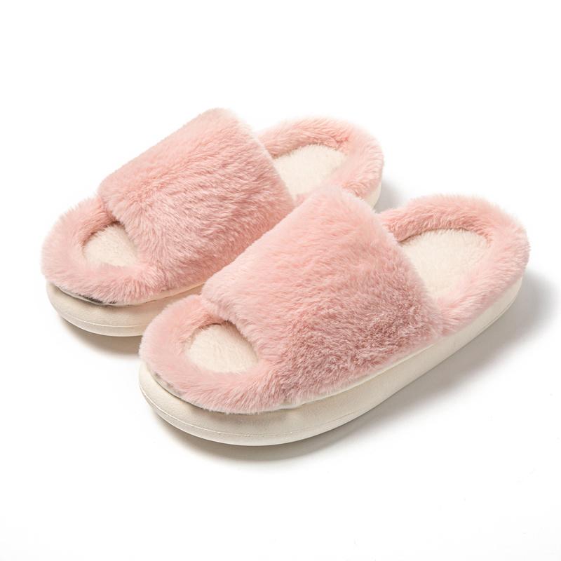 Winter Warm Women Slippers Flat Ladies Slippers Soft Sole Women's Home Slippers Slides Female Footwear Living Room Shoes