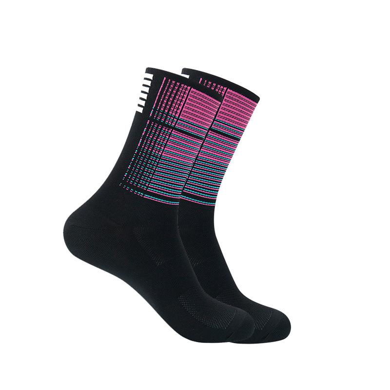 

Mid-Calf Quick-Dry Athletic Socks - Sweat-Absorbing, Breathable, Durable, Comfortable Cycling Socks Medium