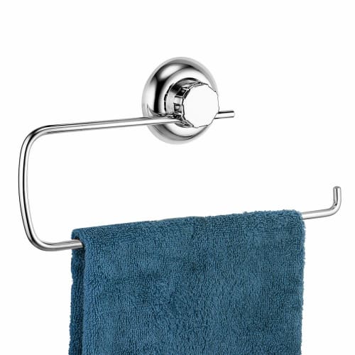 MaxHold Kitchen Paper Holder, Stainless Steel Suction Cup Type, Vacuum Adhesive, Kitchen Paper Storage, Towel Holder, Towel Hanger, for Kitchen and Ba