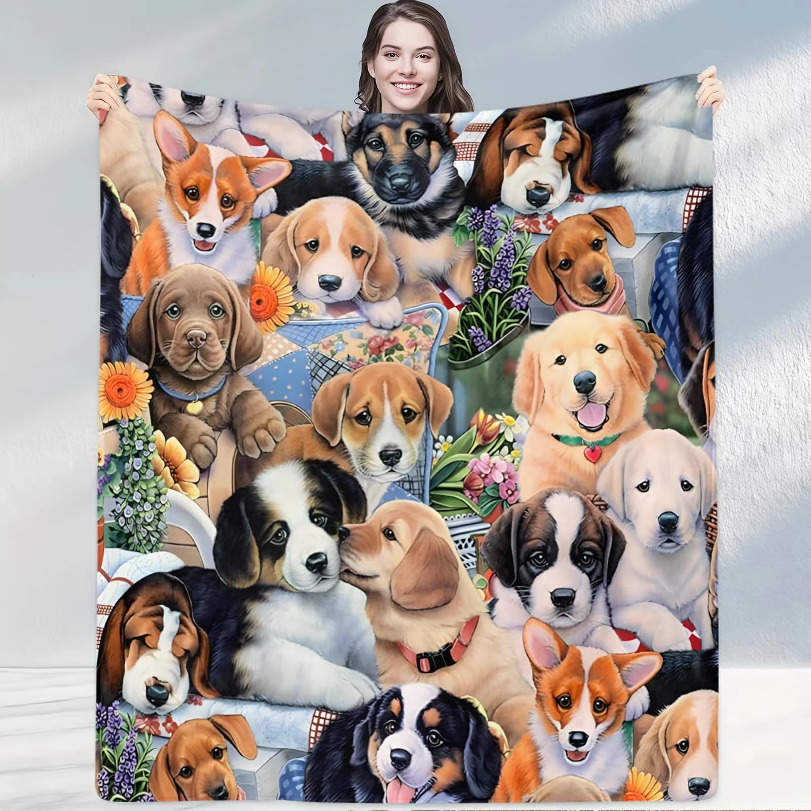 

Starry Night Cute Pet Sofa Blanket Cozy Throw for Couches Cat Design Home Decor Gift Perfect for Relaxation and Daily Use 40x50inch 101x127cm