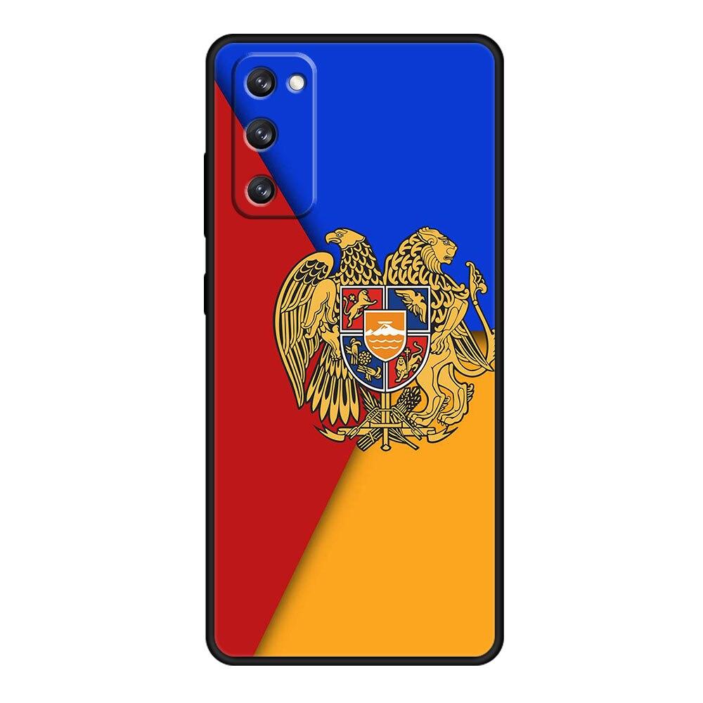 For Samsung Galaxy S20 FE 2022 S10e S22 Ultra 5G S21 Plus S8 S10 S9 S7 Armenia Armenians Flag Silicon Coque